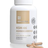 Ashwagandha kapszula  350mg glicinnel  KSM-66 ASHWAGANDHA® 60 db