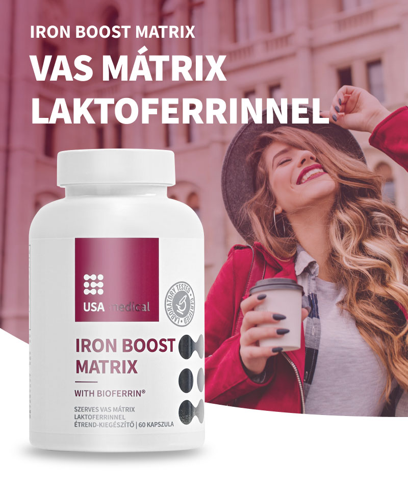 IRON BOOST MATRIX- Vas mátrix lactoferinnel-60db
