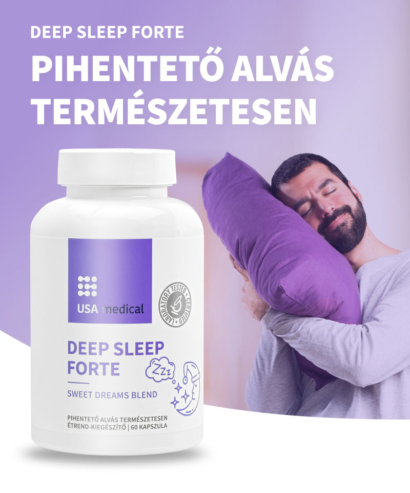 Deep Sleep Forte pihentető alvás kapszula 60 db
