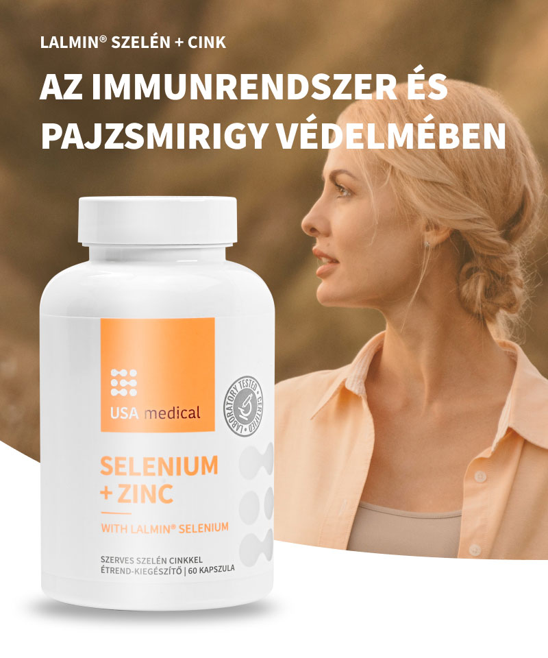 Szerves szelén cinkkel és Lalmin®-nal kapszula 60 db
