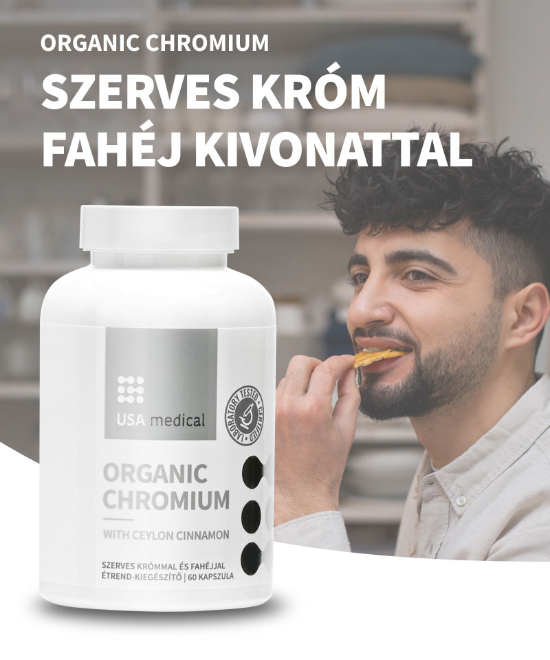 Szerves króm fahéjjal kapszula 60 db