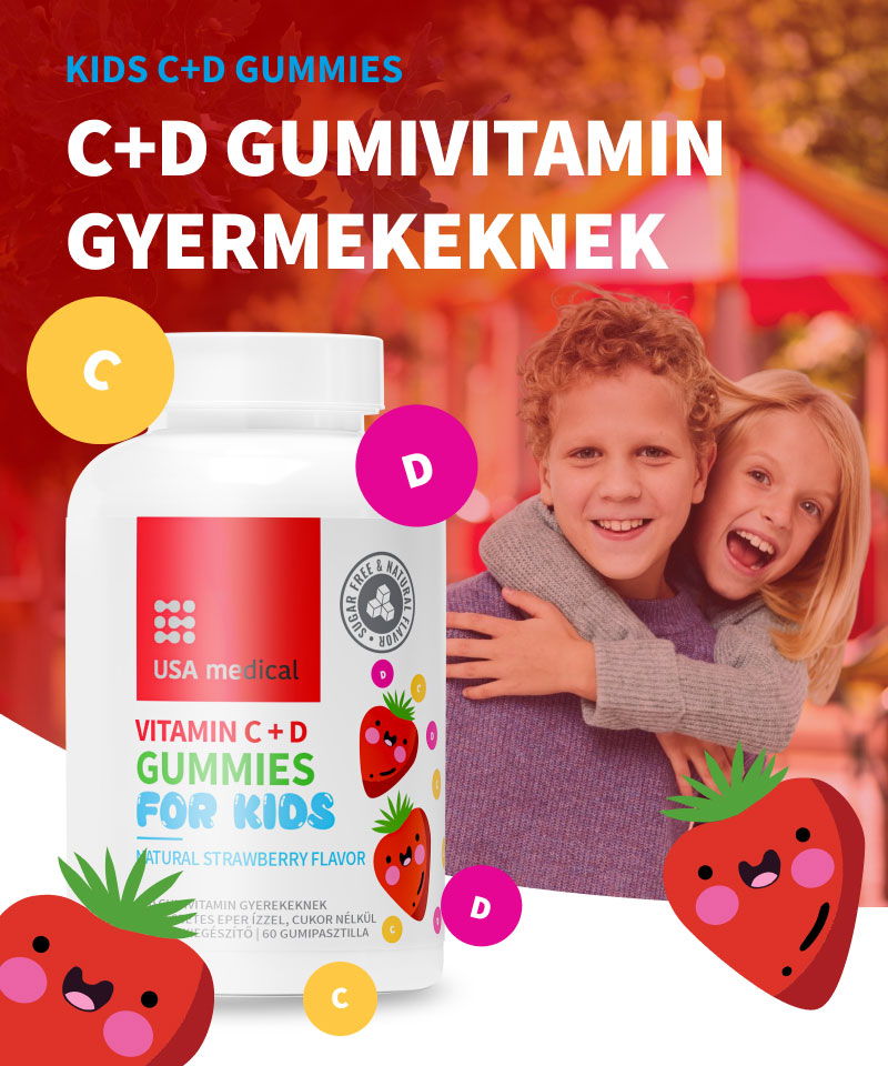 C + D vitamin gyerekeknek 60 db
