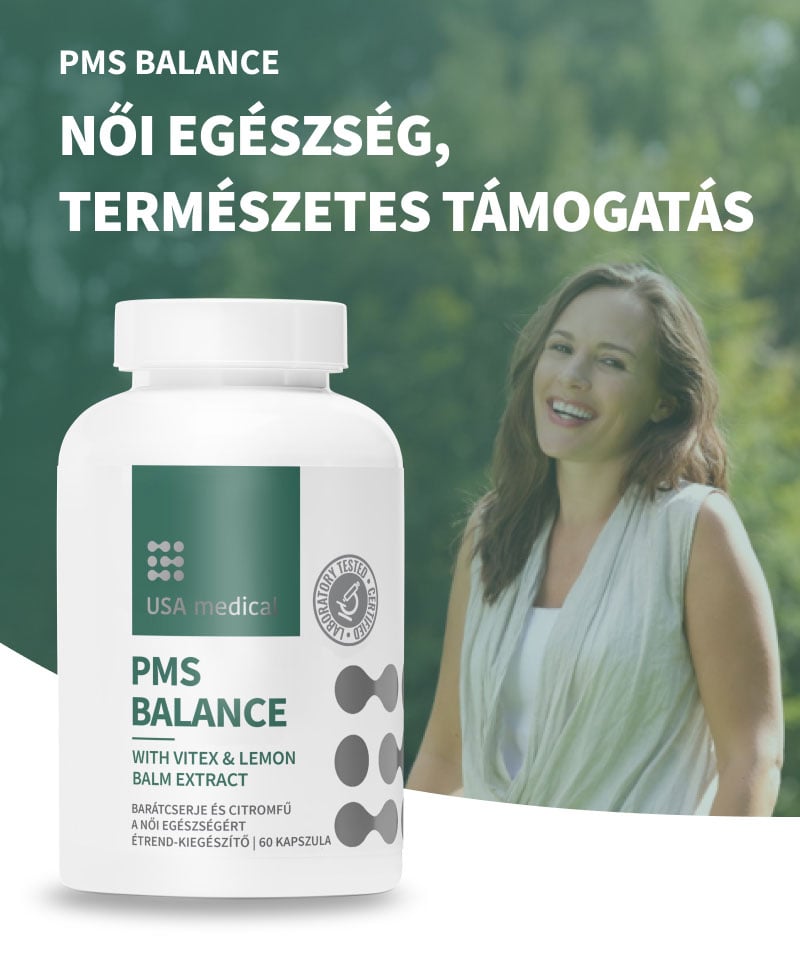 PMS Balance bartácserjével és citromfűvel kapszula 60 db