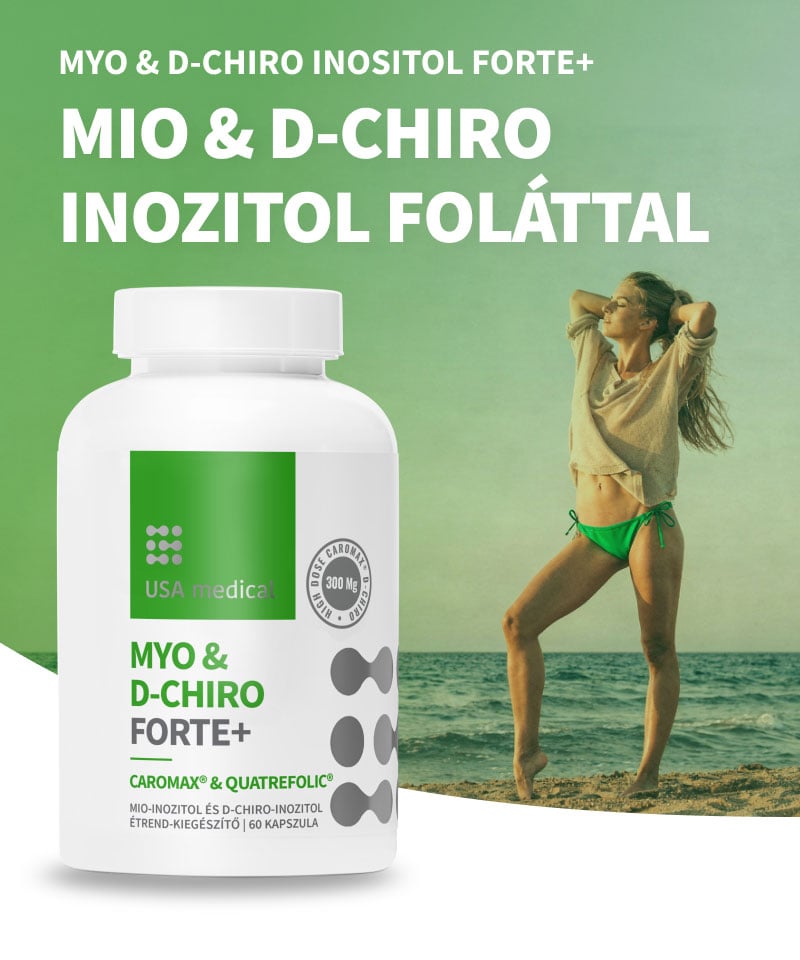 Mio Inozitol és D-Chiro Inozitol FORTE+ kapszula 60 db